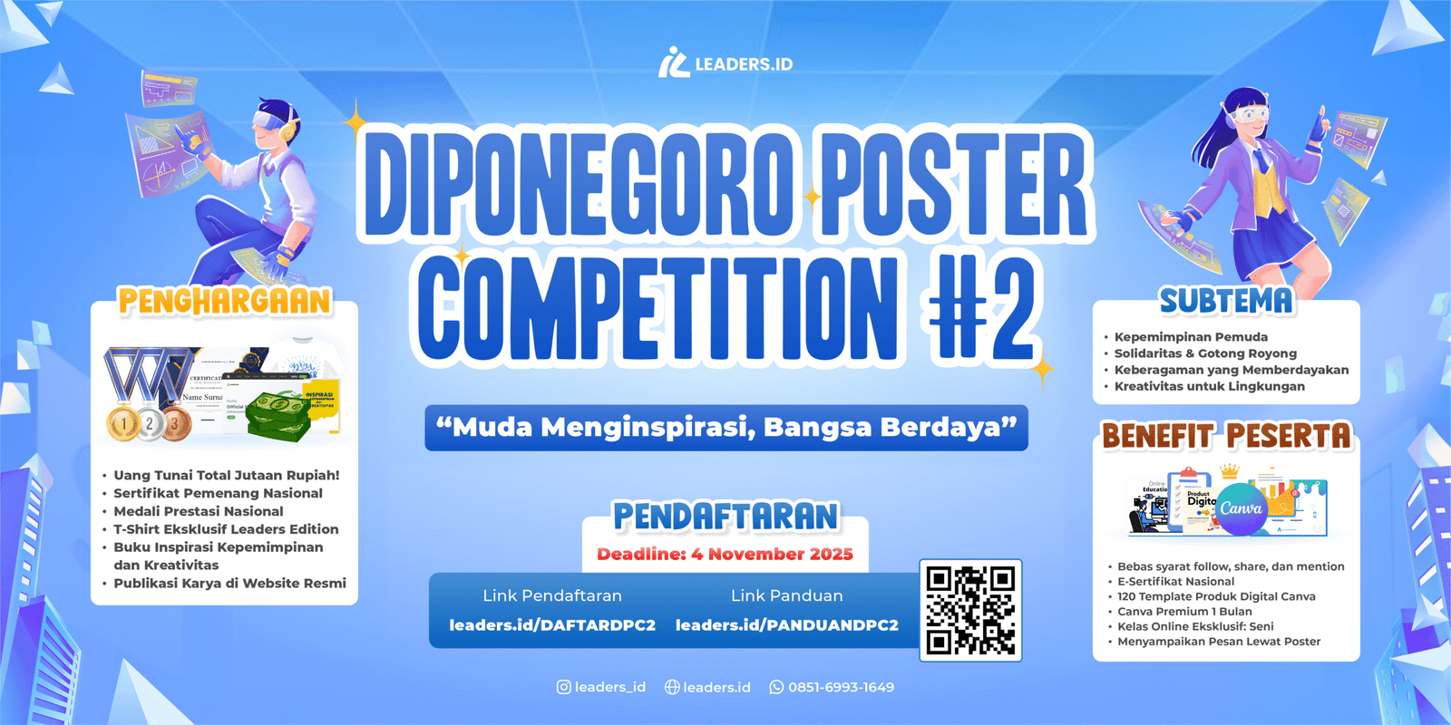 Diponegoro Poster Competition 2025 by Leaders.ID